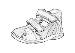 Zártorrú szandál Zártorrú szandál