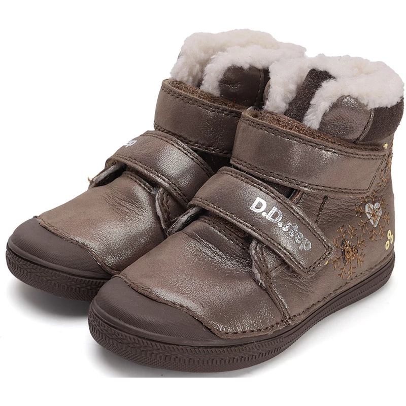 D.D.Step lány téli bélelt gyerekcipő
