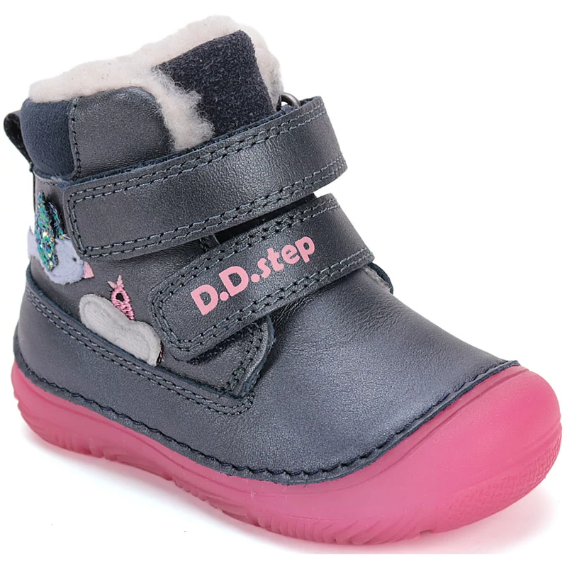 D.D.Step lány téli bélelt gyerekcipő