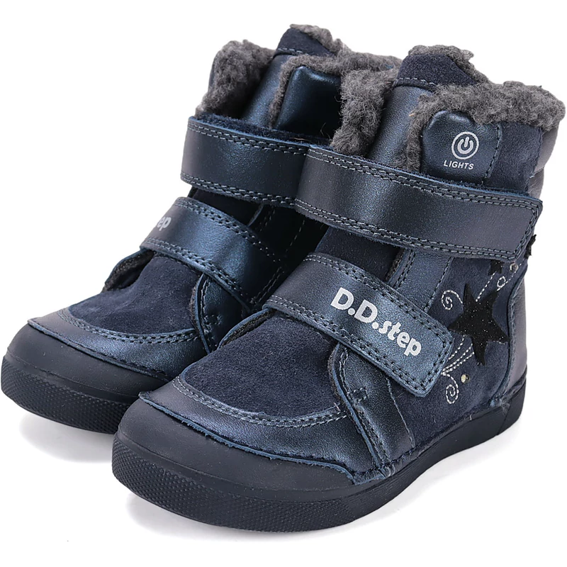 D.D.Step lány téli bélelt gyerekcipő